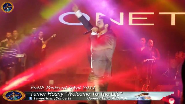 Tamer Hosny Welcome To The Life - Faith Festival QNet 2014