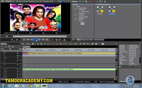 How to Edit stage darama urdu tutorial,video mixing in edius