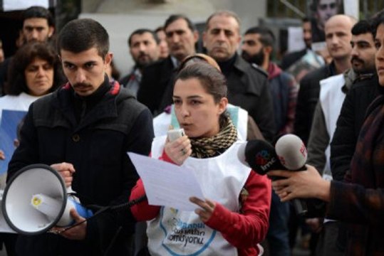 Uludere'nin Yıldönümünde Beyoğlu'nda Tabutlu Eylem