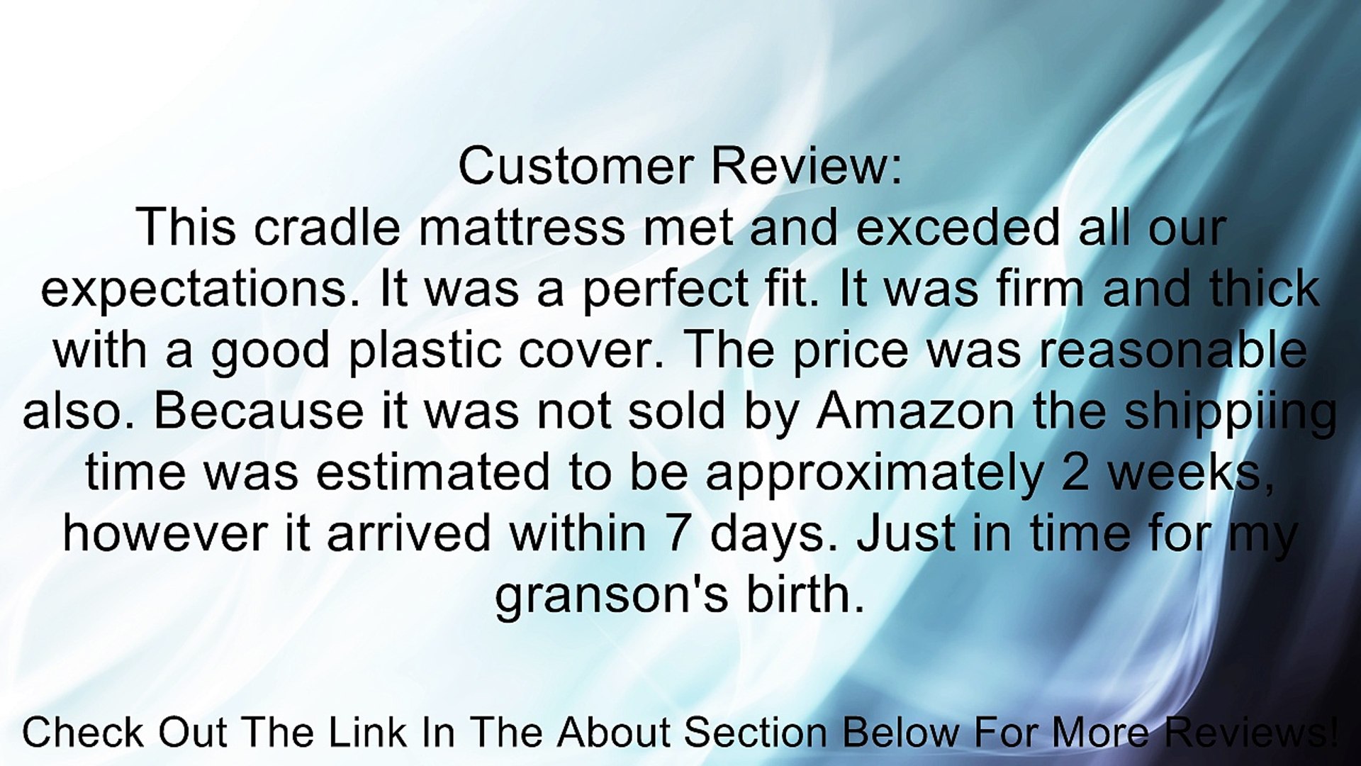 bassinet mattress size 17x31x2