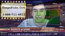 San Antonio Spurs vs. Houston Rockets Free Pick Prediction NBA Pro Basketball Odds Preview 12-28-2014