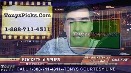 San Antonio Spurs vs. Houston Rockets Free Pick Prediction NBA Pro Basketball Odds Preview 12-28-2014