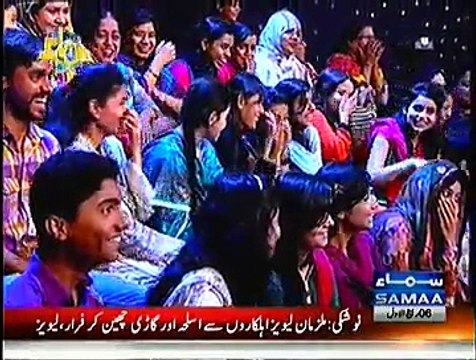 Samaa Char ~ 28th December 2014 - Comedy Show - Live Pak News