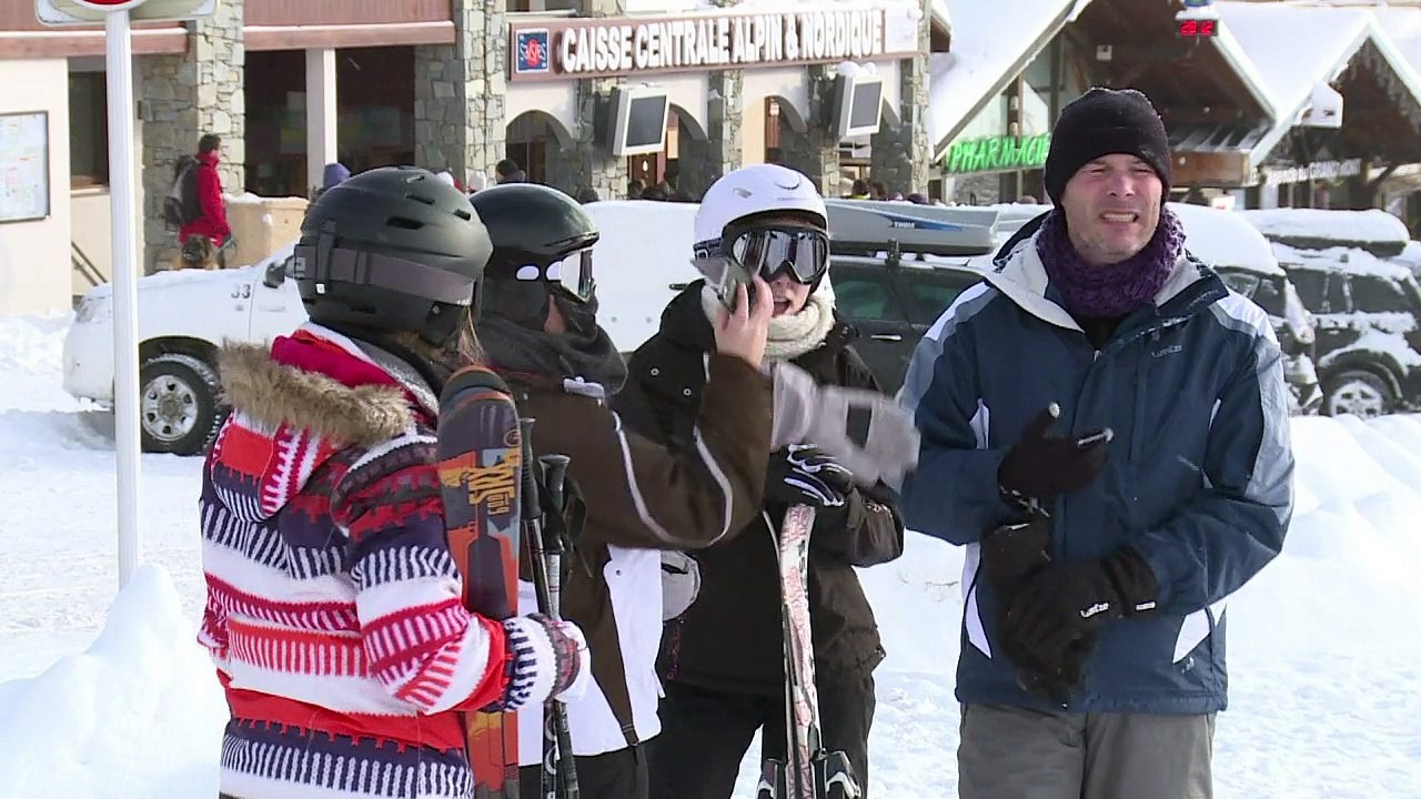 Savoie: des vacanciers à l'arrêt, d'autres sur les pistes