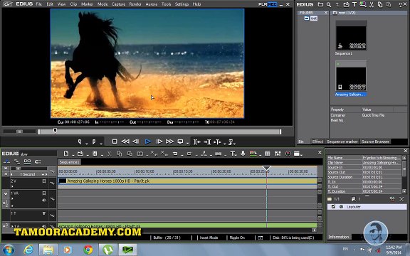 how to edit video speed fast to slow in edius urdu tutorial