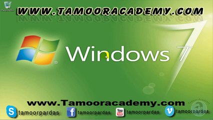 urdu tutorial.windows 7 customizing completeurdu trainiing lesson no1
