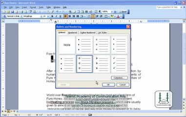 Free MS Word 2003 Training in Urdu- IACA (29)