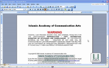 Free MS Word 2003 Training in Urdu- IACA (36)