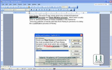 Free MS Word 2003 Training in Urdu- IACA (45)