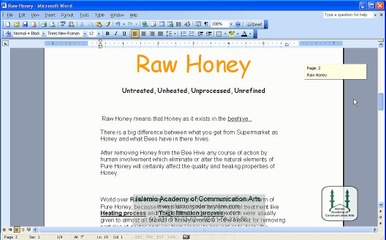 Free MS Word 2003 Training in Urdu- IACA (50)