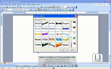 Free MS Word 2003 Training in Urdu- IACA (57)