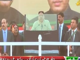 Download Video: Pervez Musharraf Is Billa, Should Face Courts. Asif Zardari Address In Garhi Khuda Bakhsh