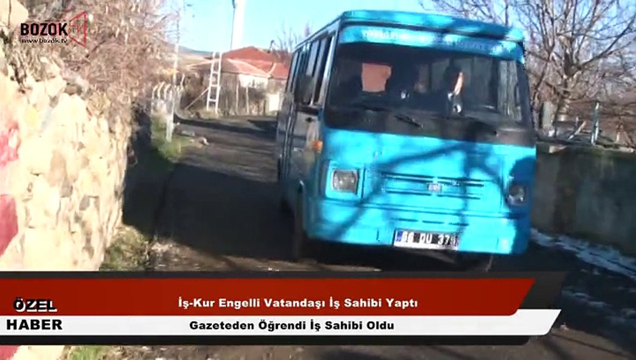 ENGELLİ VATANDAŞ İŞ-KUR'DAN HİBE DESTEĞİ İLE İŞ SAHİBİ OLDU