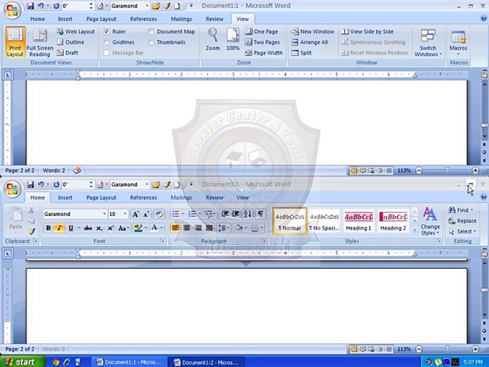 MS Word 2007 Tutorial in Urdu Part (16) 18-12-14