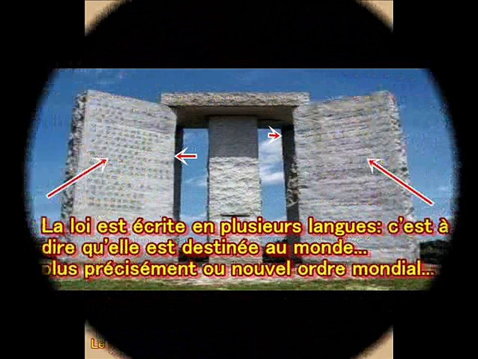 Secret des Georgia guidestones des illuminatis par bordcham
