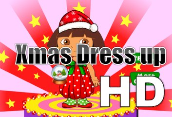Dora the explorer Games -  Dora christmas dress up Game - Walkthrough