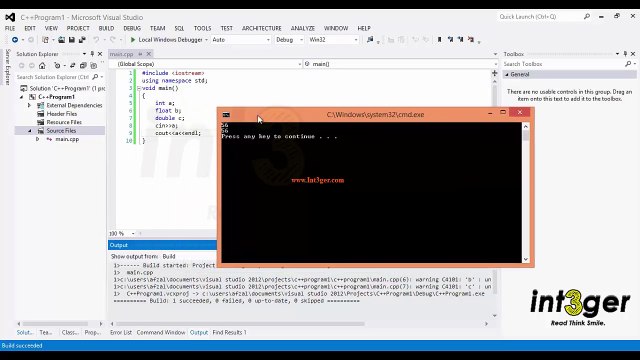 C++ Beginner Urdu Tutorials - Tutorial 2 Variable Types(a)