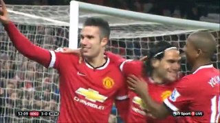 Robin van Persie goal - Manchester United vs Newcastle United (26.12.2014) Premier League