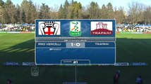 Pro Vercelli 1-0 Trapani All Goals and Highlights Serie B 28-12-2014
