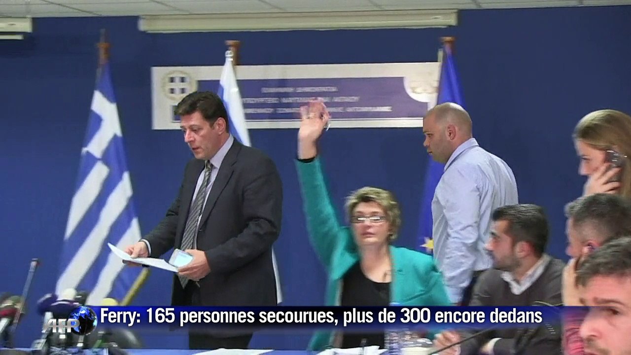 Ferry en flamme: 165 personnes secourues