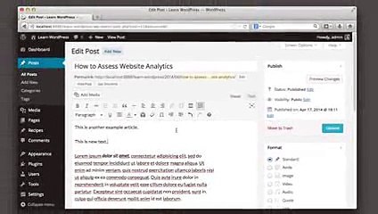 WordPress Tutorial 1 Introduction (Low)