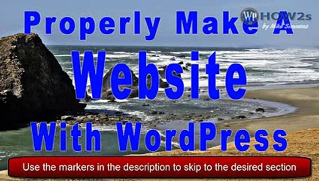 WordPress Tutorial for Beginners Twenty Fourteen Theme Properly Make a Website with WordPres... (Low)