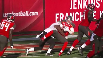 Josh McCown sacked in the end zone for a safety