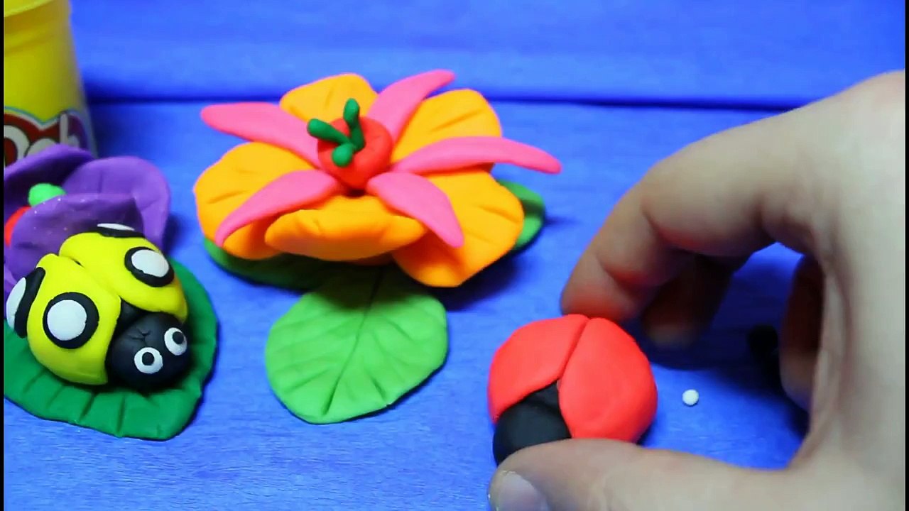 Easy Funny Lady Bug Play Doh.