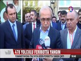 içinde 54 Türk Vatandaşının bulunduğu 478 yolculu Feribotta yangın