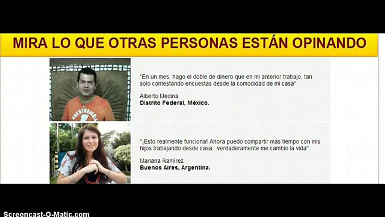 Gana dinero con encuestas.