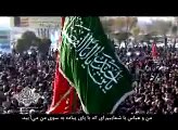 فيديو رائع لحظه خروج ضريح الامام الحسين الجديد من ايران