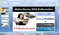 Make Money wite Dailymotion Publisher in urdu and Hindi Tutorial