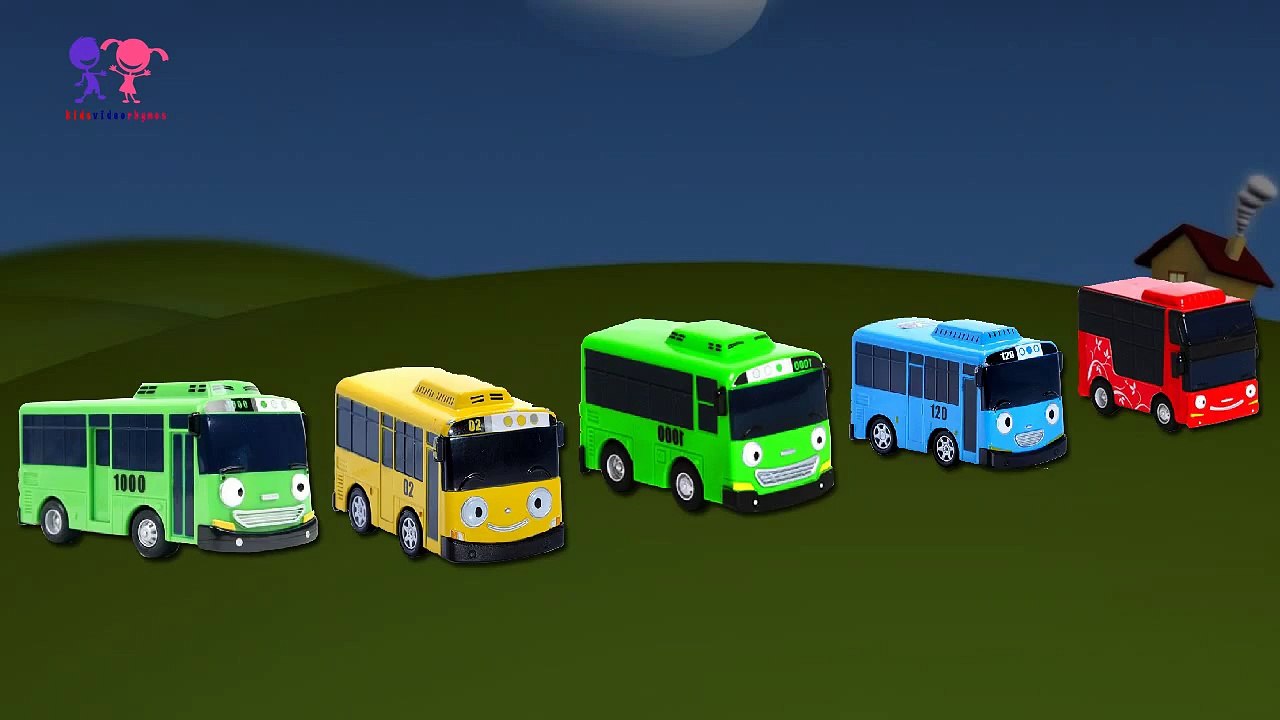 Tayo Little Bus Finger Family Nursery Rhymes for Children | Cartoon ...