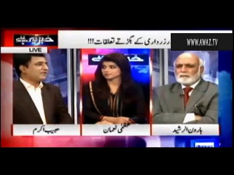Zardari is planning to launch Asifa after failed to dictate Bilawal - Haroon Rasheed.
