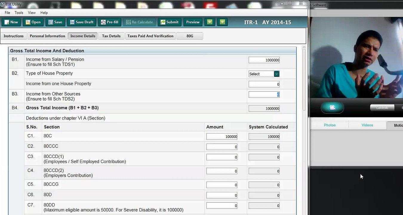 1085(Income tax ) Why is income tax refunds not chargeable to tax