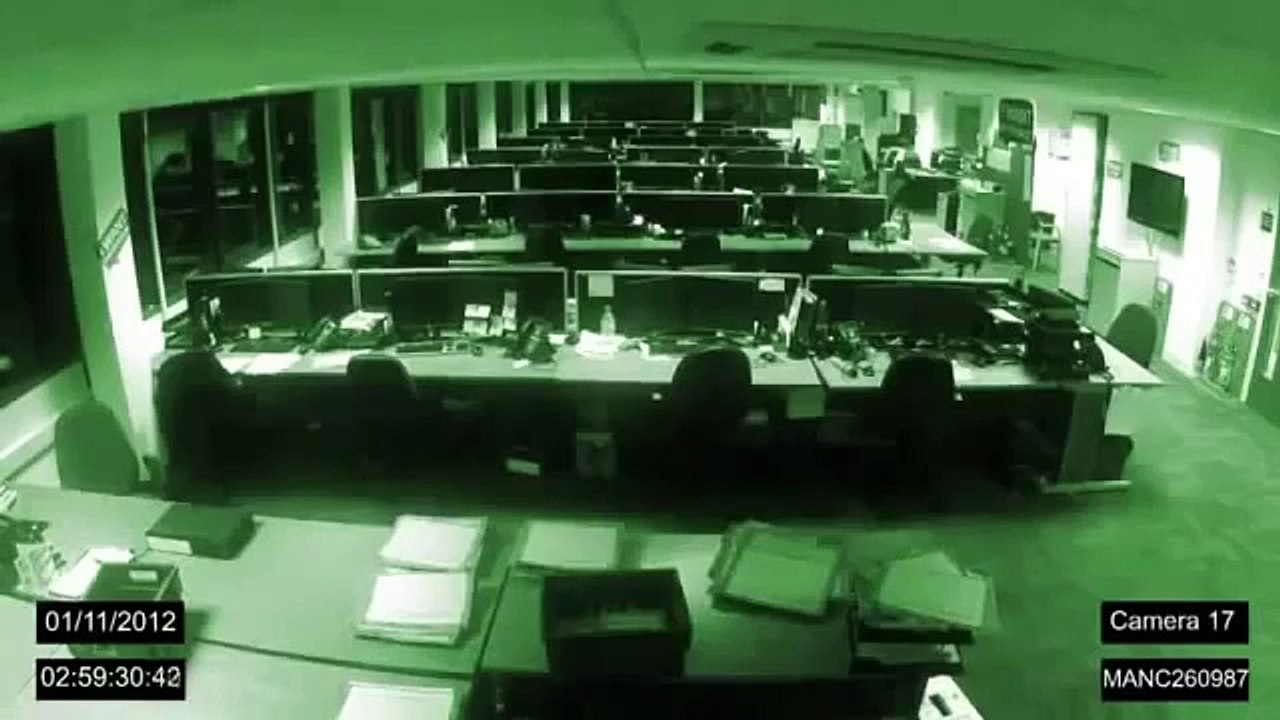 Ghost in Office 3am (CCTV)