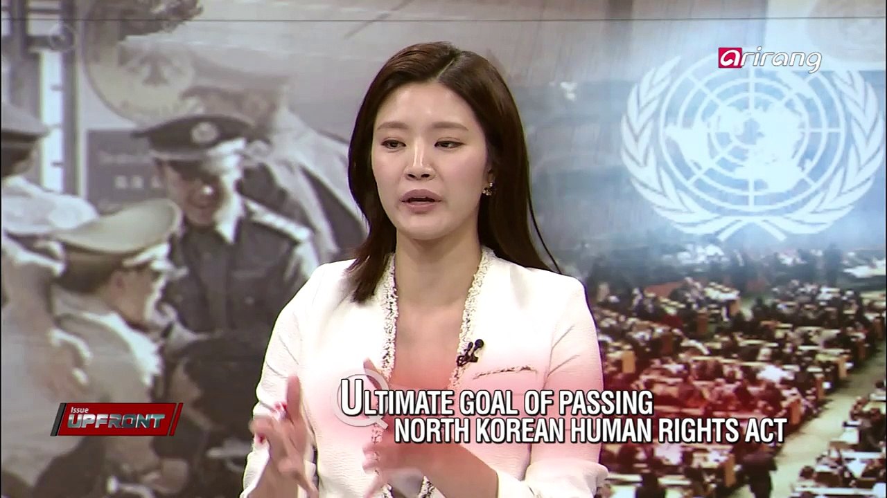 Upfront Ep38C8 Ultimate goal of passing north Korean human rights act