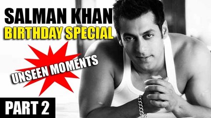 Salman Khan's BIRTHDAY SPECIAL | Unseen Moments In BOLLYWOOD