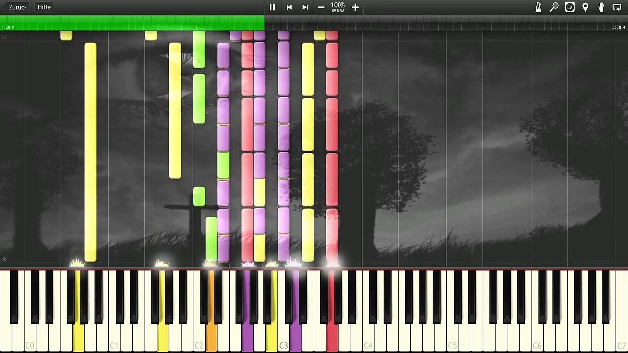 Johnny Cash - Hurt Piano Cover | Synthesia & FL Studio