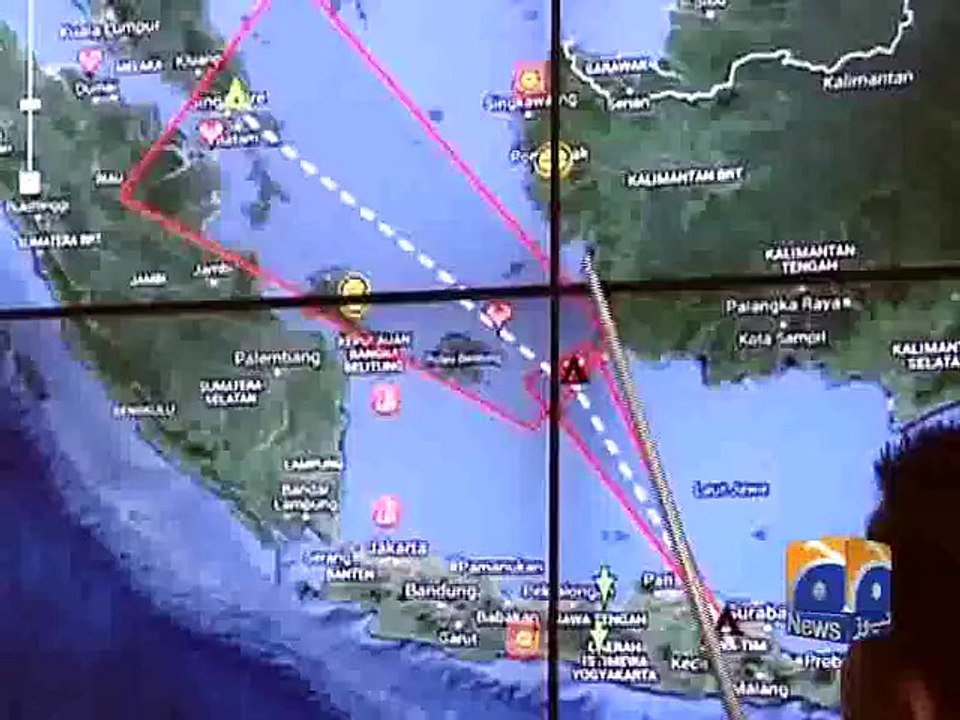 Indonesian Plane Missing-29 Dec 2014