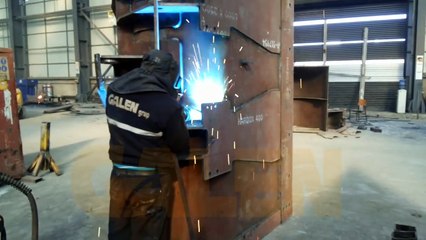Hardox Kova İmalatı - Loder Kova İmalatı -Kaynak Aşaması