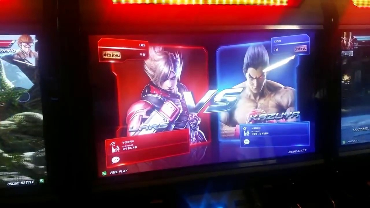Tekken 7 - Gameplay Off-screen depuis une session de test Coreenne
