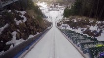 New amazing ski jumping record : Flying Man?!