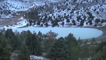 Ardıçlı Gölü Buz Tuttu