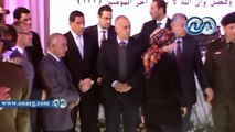 وزير الداخلية يُكرم أسر الشهداء والمصابين في حادث تفجير مديرية أمن الدقهلية