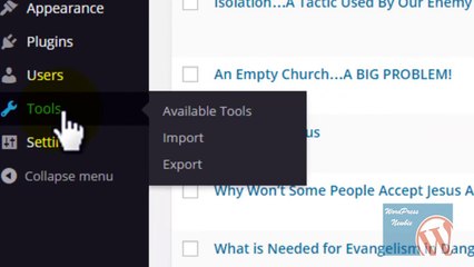 WordPress Newbie - Catagores to Tags and Back