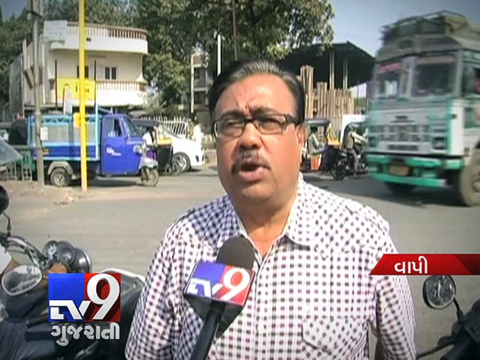Vapi: Traffic rises, signals don't - Tv9 Gujarati