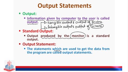 Output Statements