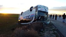 Eskişehir'de Şarampole Uçan, Ters Dönen Otobüste 1 Ölü, 29 Yaralı
