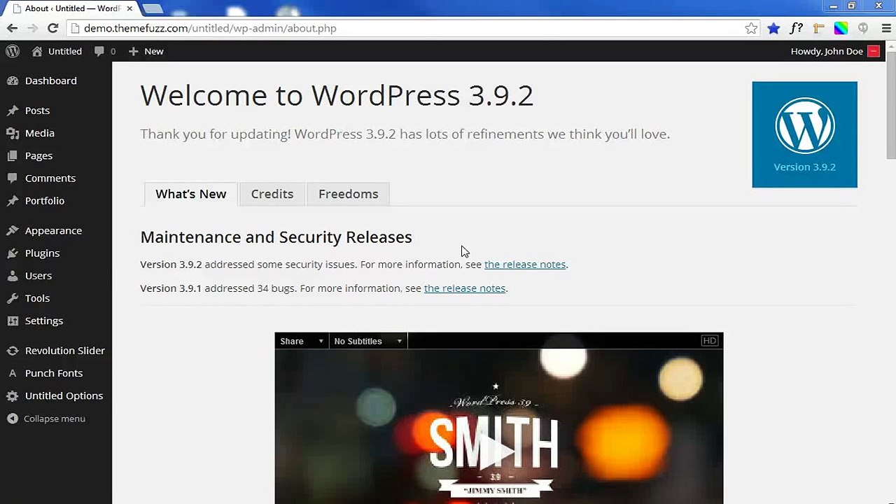 untitled WP   Setting a custom homepage